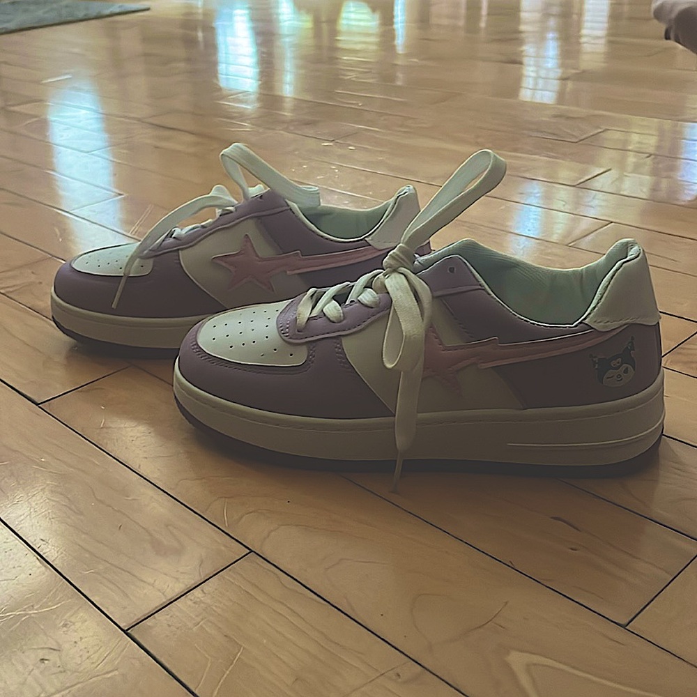 Kuromi purple shoes